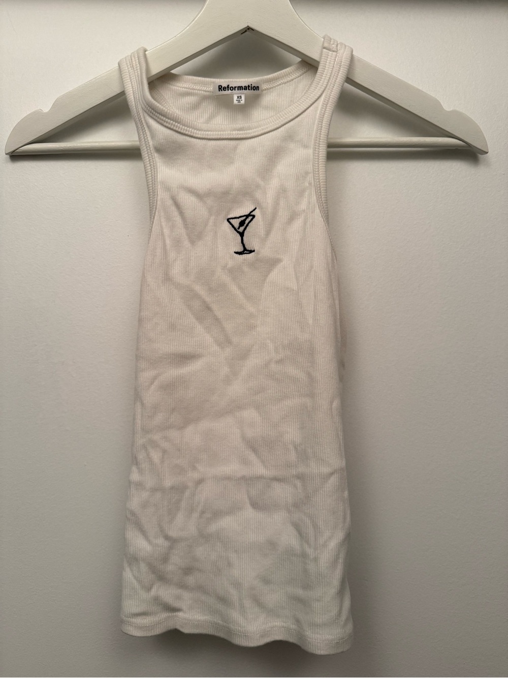 Reformation martini tank, size xs